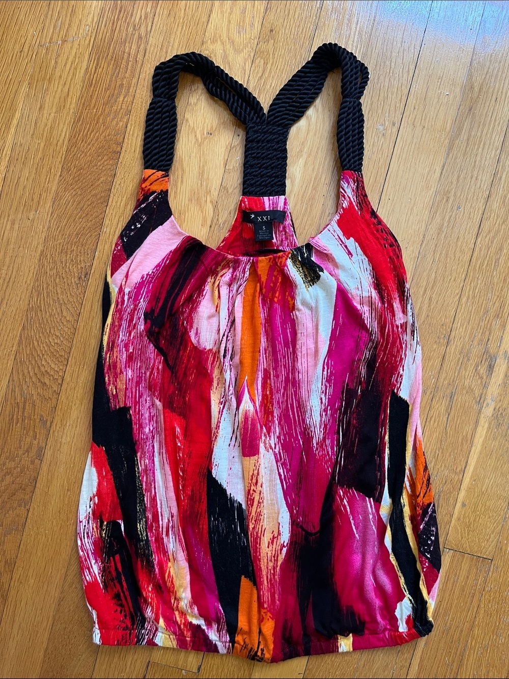 Early Aughts Going Out Top Size S 100% Rayon Tunic Top - Picture 2 of 9